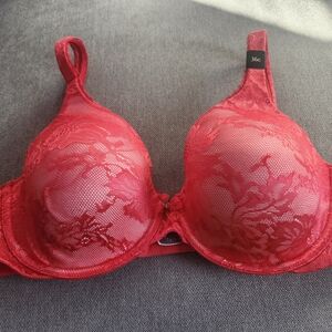 Victoria's Secret Red Lace Bra